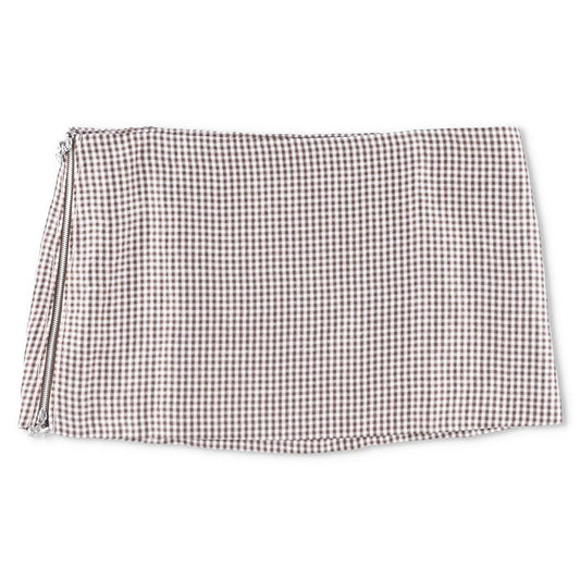 ACNE STUDIOS Womens Irella Short Skirt Checked Multicoloured Mid Waist 42 RRP245