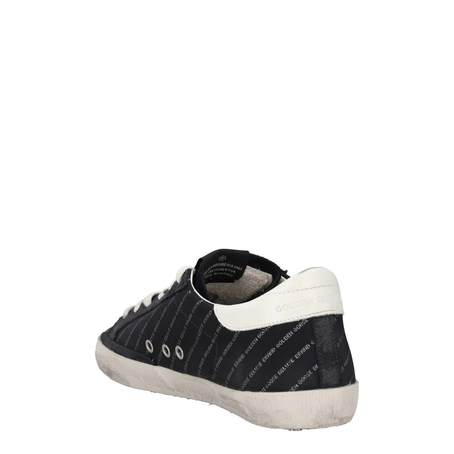 GOLDEN GOOSE Womens Trainers Black White Punk Leather Low Top Lace Up UK7 RRP485 — View 5