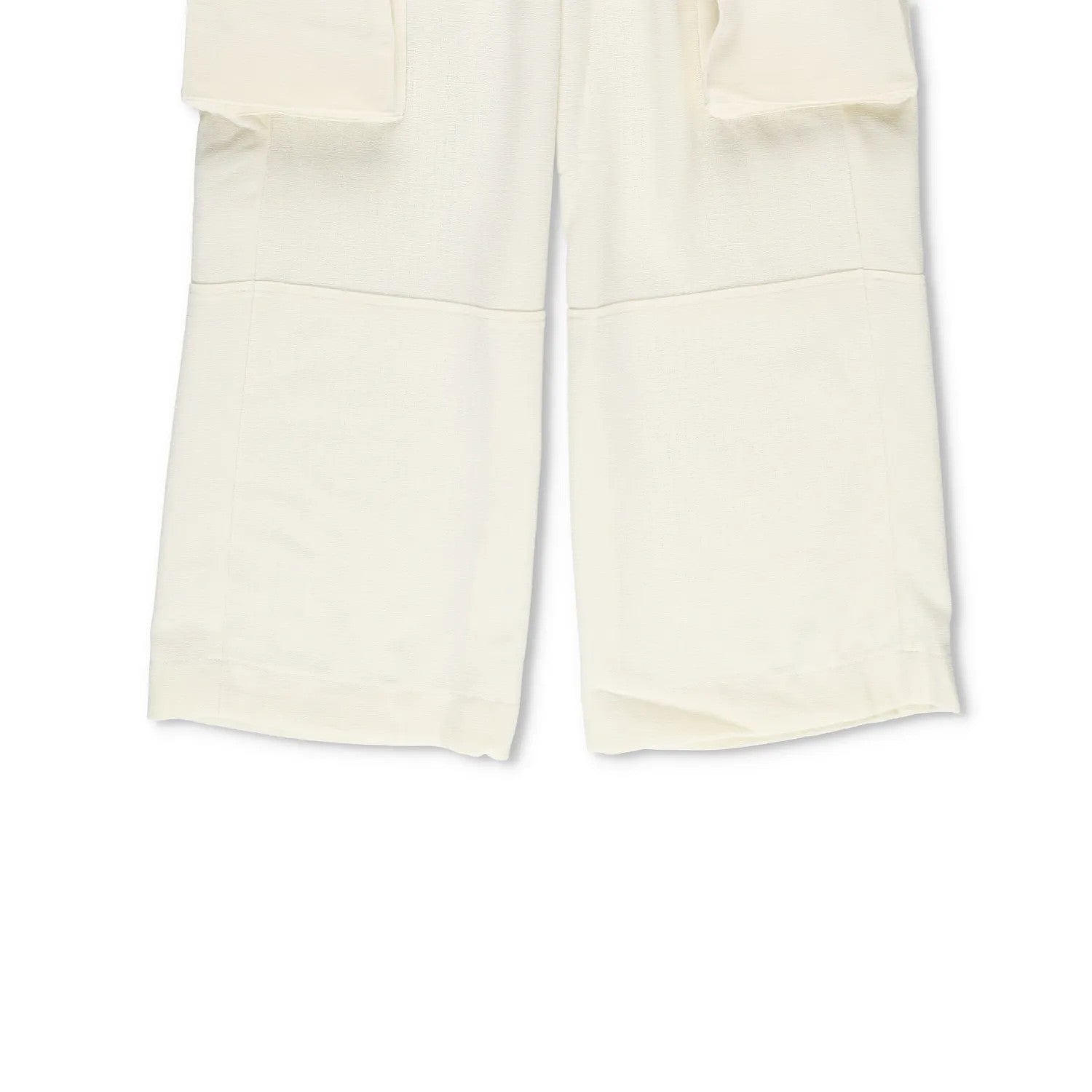 PARIS GEORGIA Womens Trousers Ivory White Wide Leg Side Pockets Size S RRP 250 — View 4
