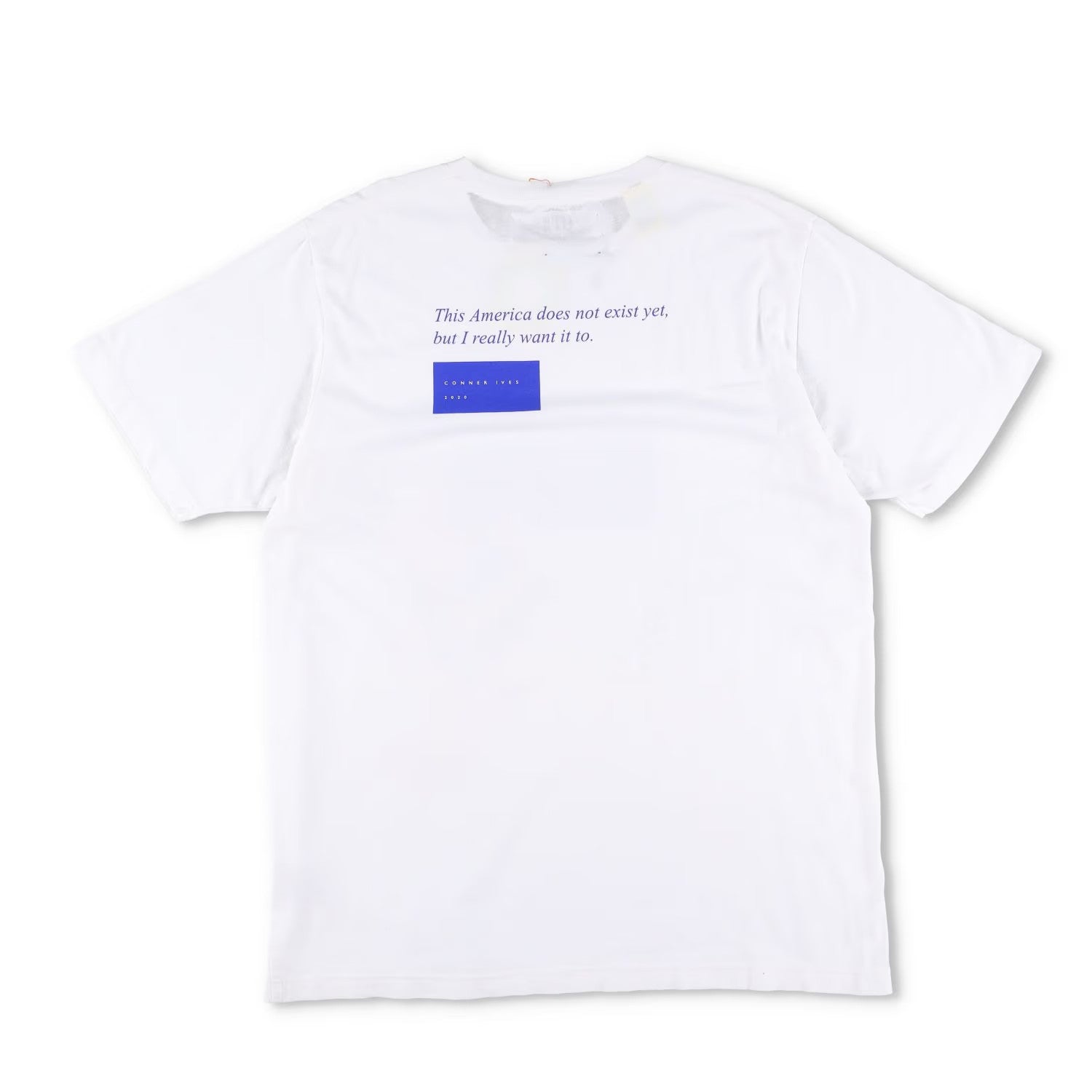 CONNER IVES Mens Short Sleeve Crew Neck T Shirt Logo White Cotton M RRP 145 — View 6