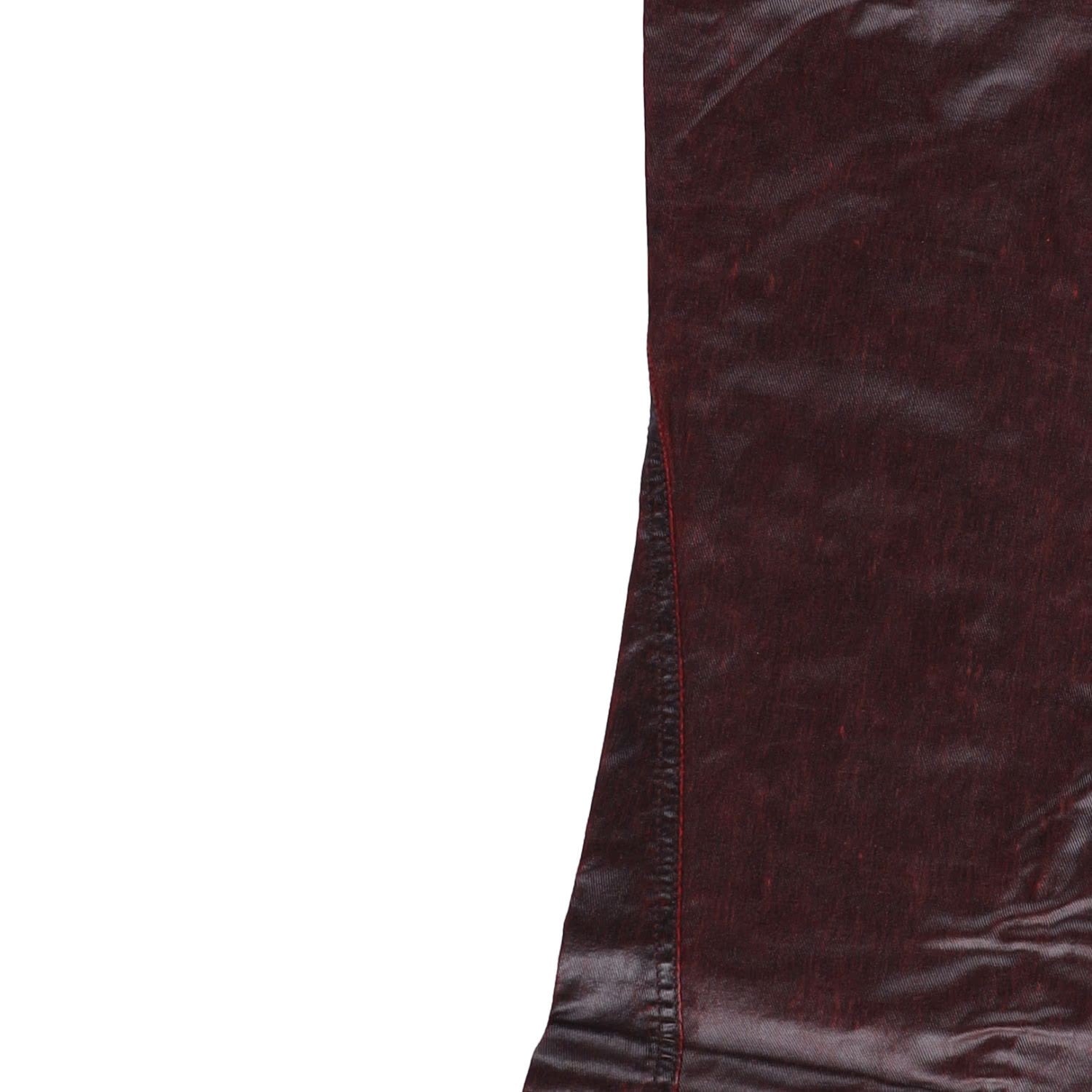 MUGLER Womens Jeans Flared Leg Denim Burgundy High Rise Size 40 RRP 770 — View 8