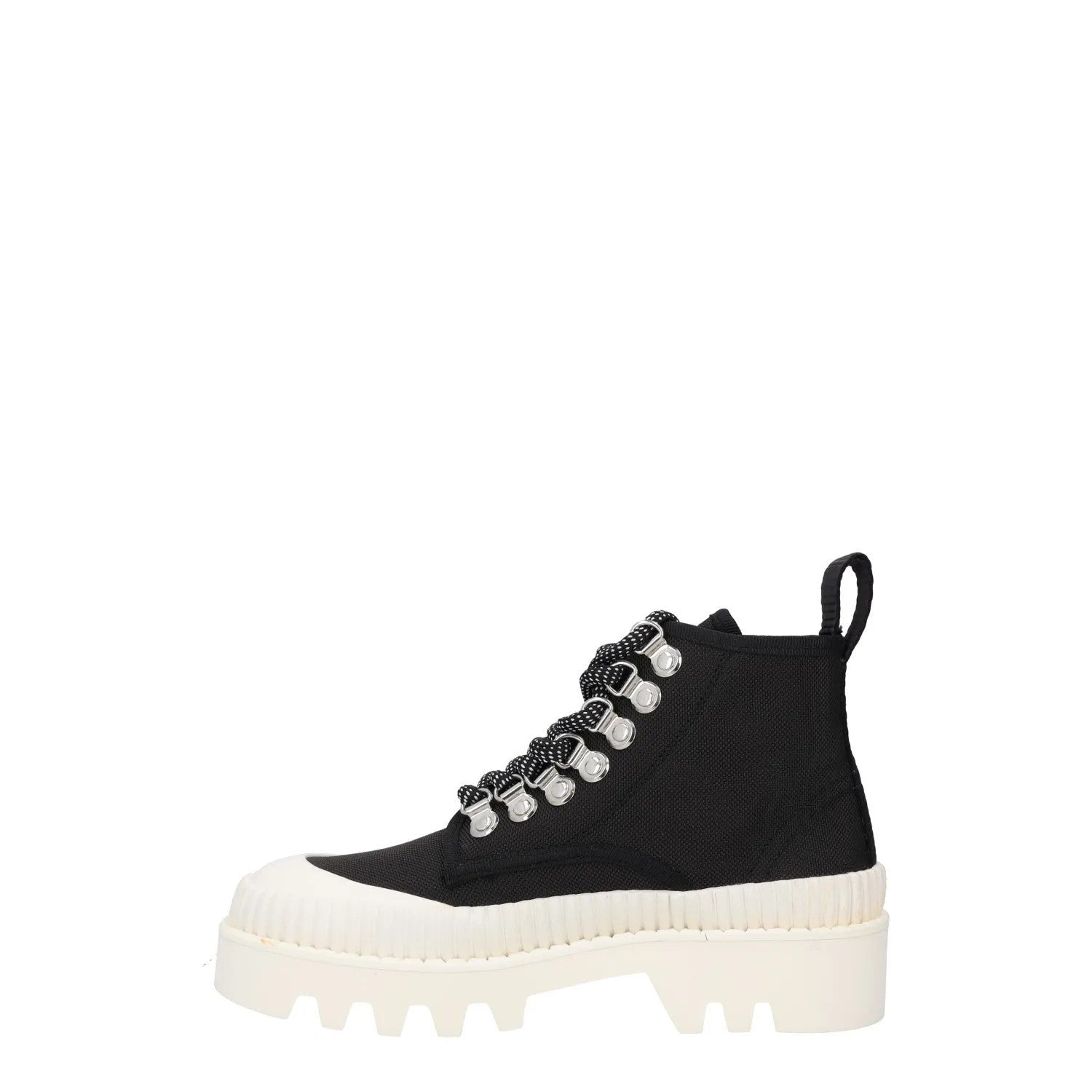 PROENZA SCHOULER Womens Trainers High Black Canvas Chunky White Sole UK 3 RRP750 — View 4