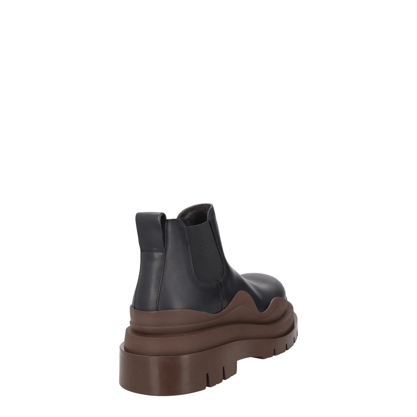 BOTTEGA VENETA Womens Chelsea Boots Slip On Black Brown Leather UK 9 RRP 990 — View 6