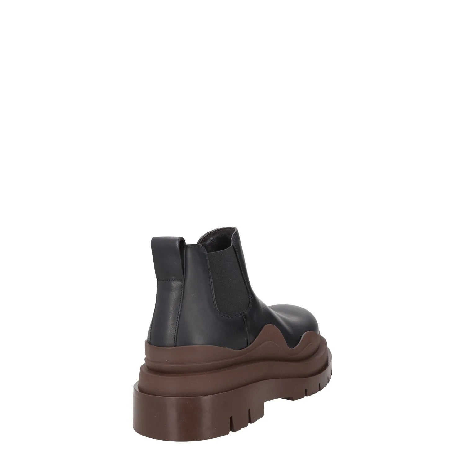 BOTTEGA VENETA Womens Chelsea Boots Slip On Black Brown Leather UK 9 RRP 990 — View 6