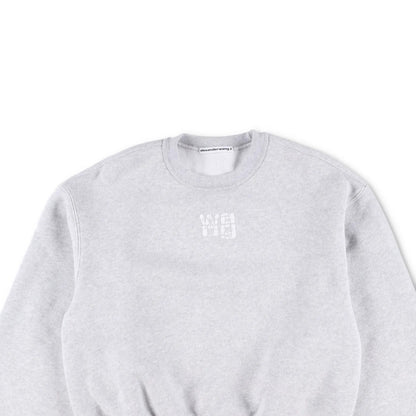 ALEXANDER WANG Womens Sweatshirt Grey Crew Neck Long Sleeve Size S RRP 250 — View 2