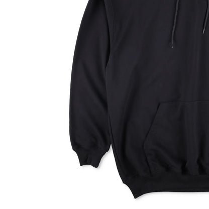 BALENCIAGA Unisex Adults Hoodie Cotton Black Kangaroo Pocket Logo XS RRP 690 — View 3