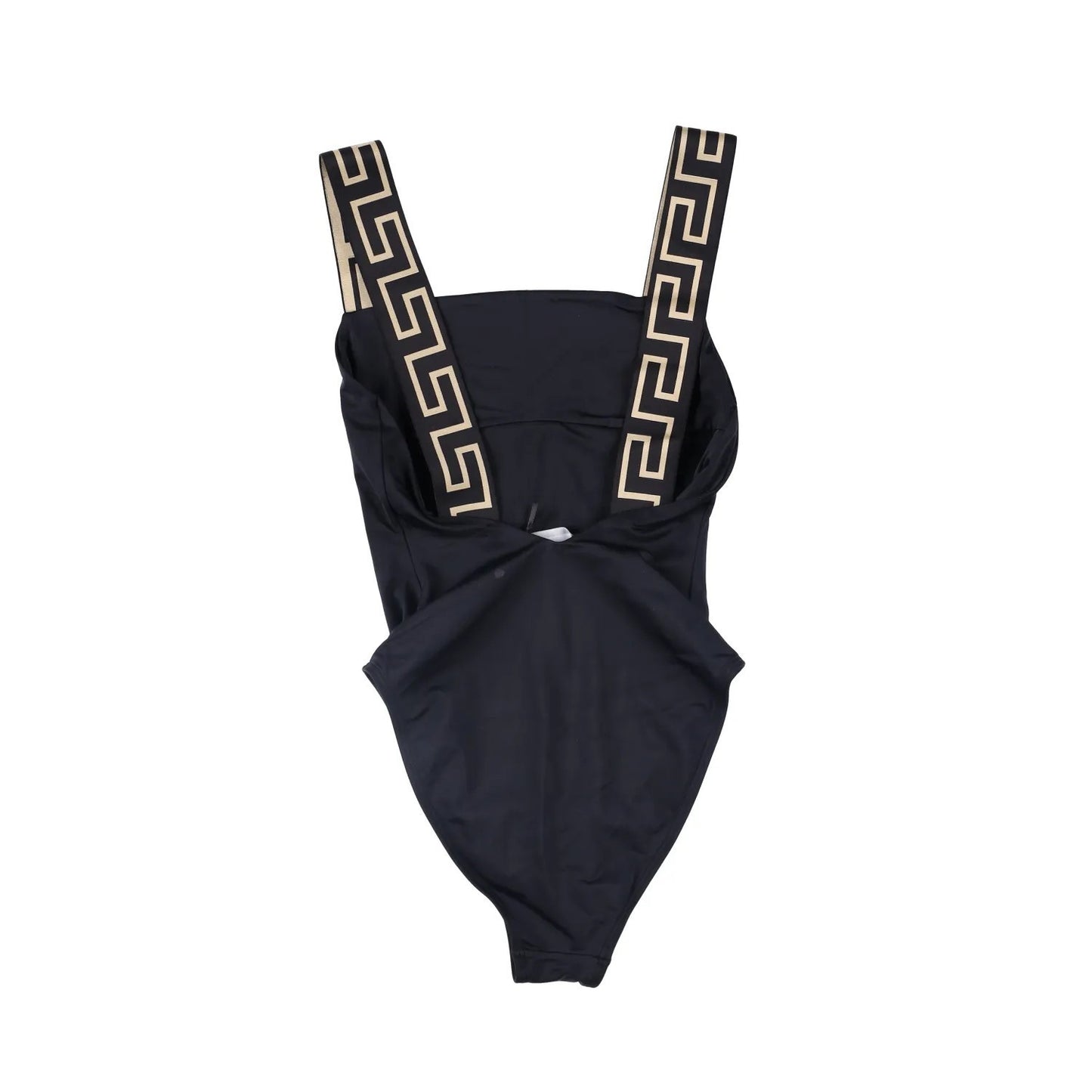 VERSACE Womens Swimsuit Black Baroque Print Strap Gold One Piece Size S RRP 285 — View 3