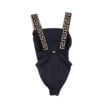 VERSACE Womens Swimsuit Black Baroque Print Strap Gold One Piece Size S RRP 285 — View 3