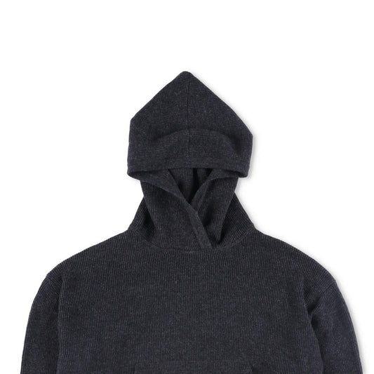 NANUSKHA Womens Cropped Hoodie Grey Front Pocket Pullover Size S RRP 320 — View 2
