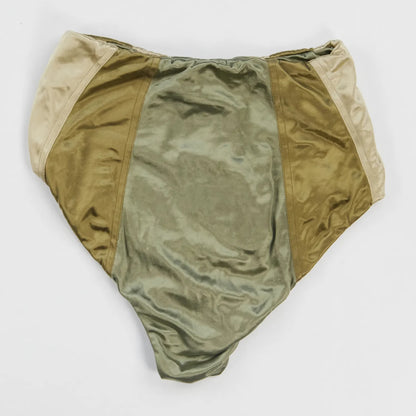 ISA BOULDER Womens Reversible High Waisted Green Course Bikini Bottoms S RRP 125 — View 6