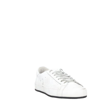 GOLDEN GOOSE Mens Trainers White Black Leather Low Top Lace Up UK 12 RRP 485 — View 2