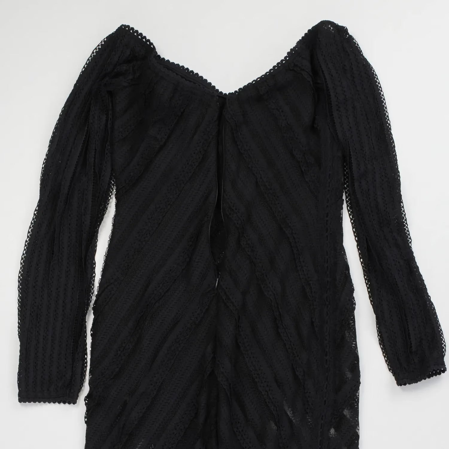 CHARO RUIZ IBIZA Womens Jumpsuit Off Shoulder Long Sleeve Black Size M RRP 425 — View 8