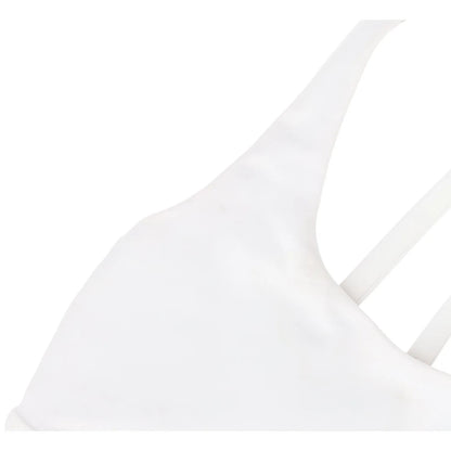 LULULEMON Womens Energy Bra Training White Stretch Crossback Size 2 RRP 48 — View 8