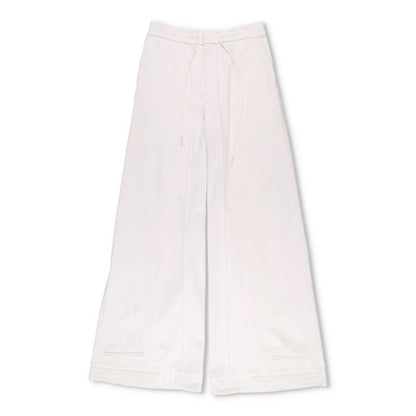 BETTTER Womens Upside Down Pants Beige High Rise Cotton Trousers Size S RRP 1660