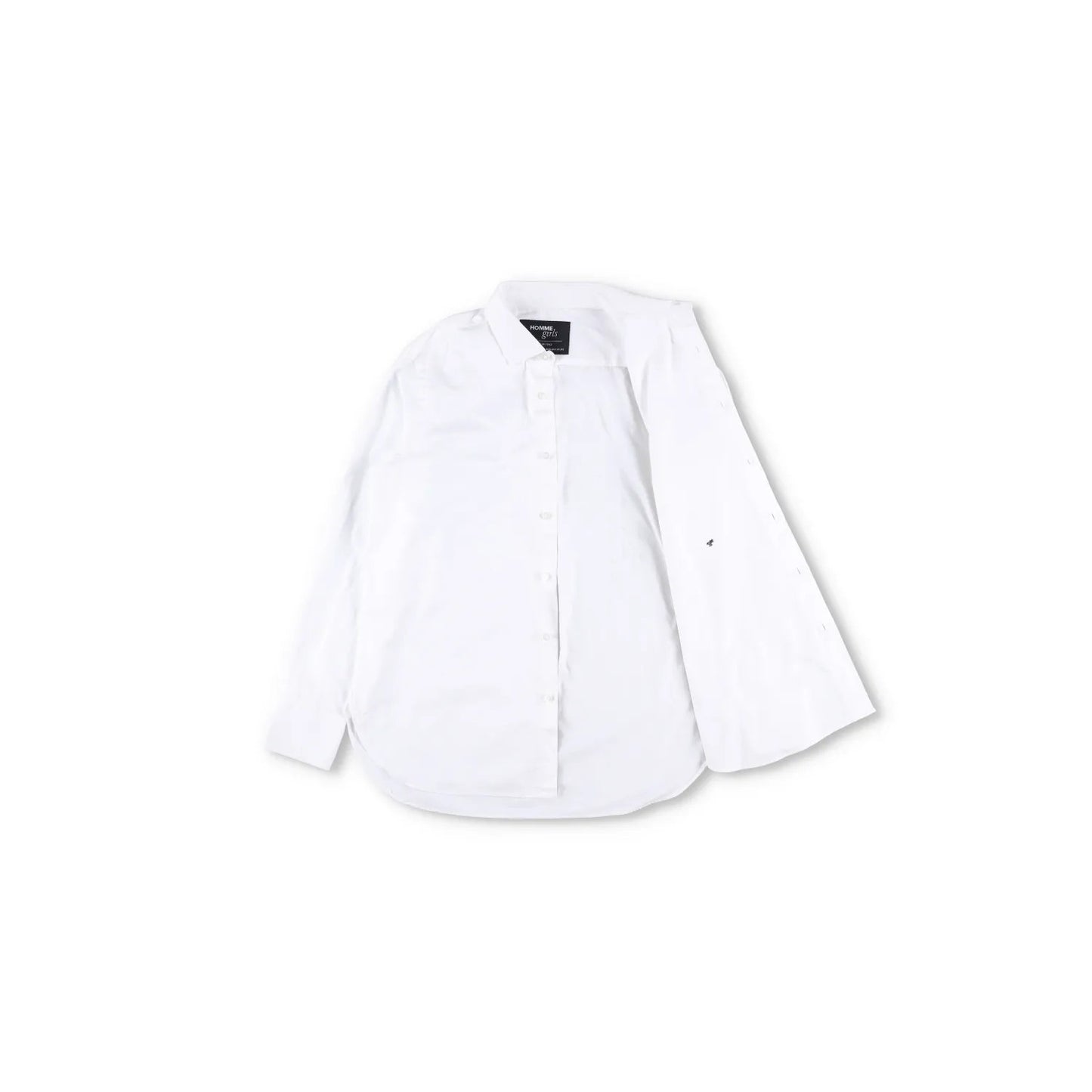 HOMMEGIRLS Womens Classic Shirt Long Sleeves Button-Up White Size M RRP 185 — View 6