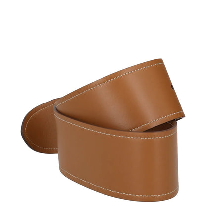 MIU MIU Womens Waist Belt 6Cm Wide Calf Leather Brown Gold Hardware 75 RRP 535 — View 6