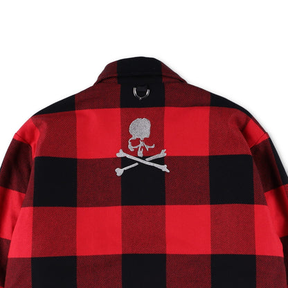 WOOLRICH X MASTERMIND Japan Buffalo Checked Jacket Red Cotton S/XS  RRP750 — View 16