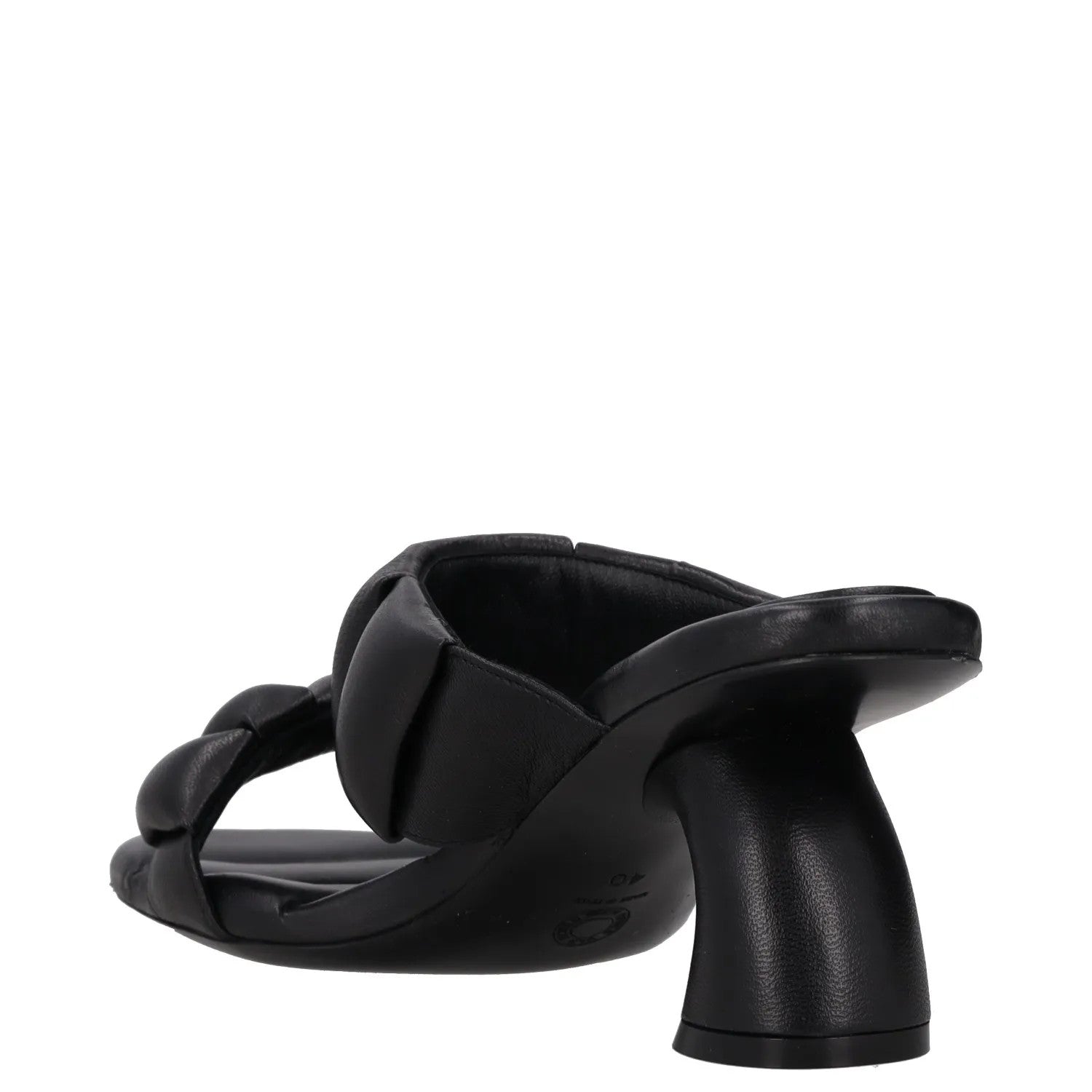 DRIES VAN NOTEN Womens Mid Banana Heel Double Strap Padded Mule Black UK7 RRP570 — View 5