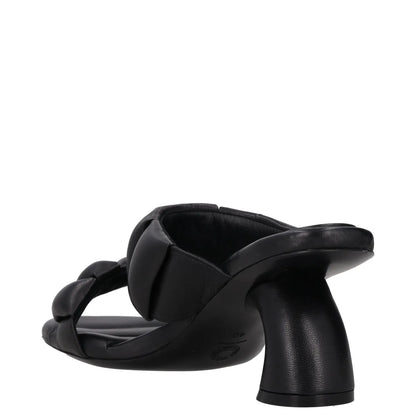 DRIES VAN NOTEN Womens Mid Banana Heel Double Strap Padded Mule Black UK7 RRP570 — View 5