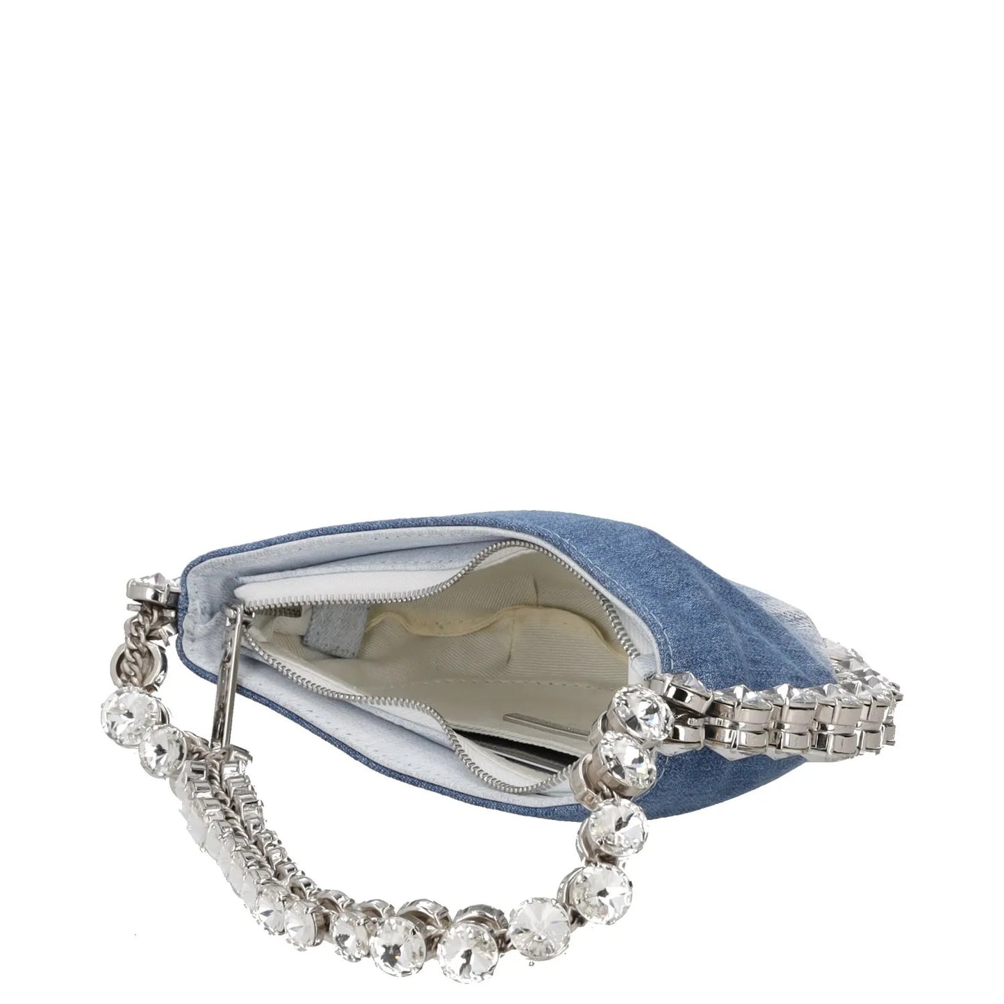 L'ALINGI Womens Flexible Eternity Denim Mini Clutch Bag Blue One Size RRP 850 — View 2
