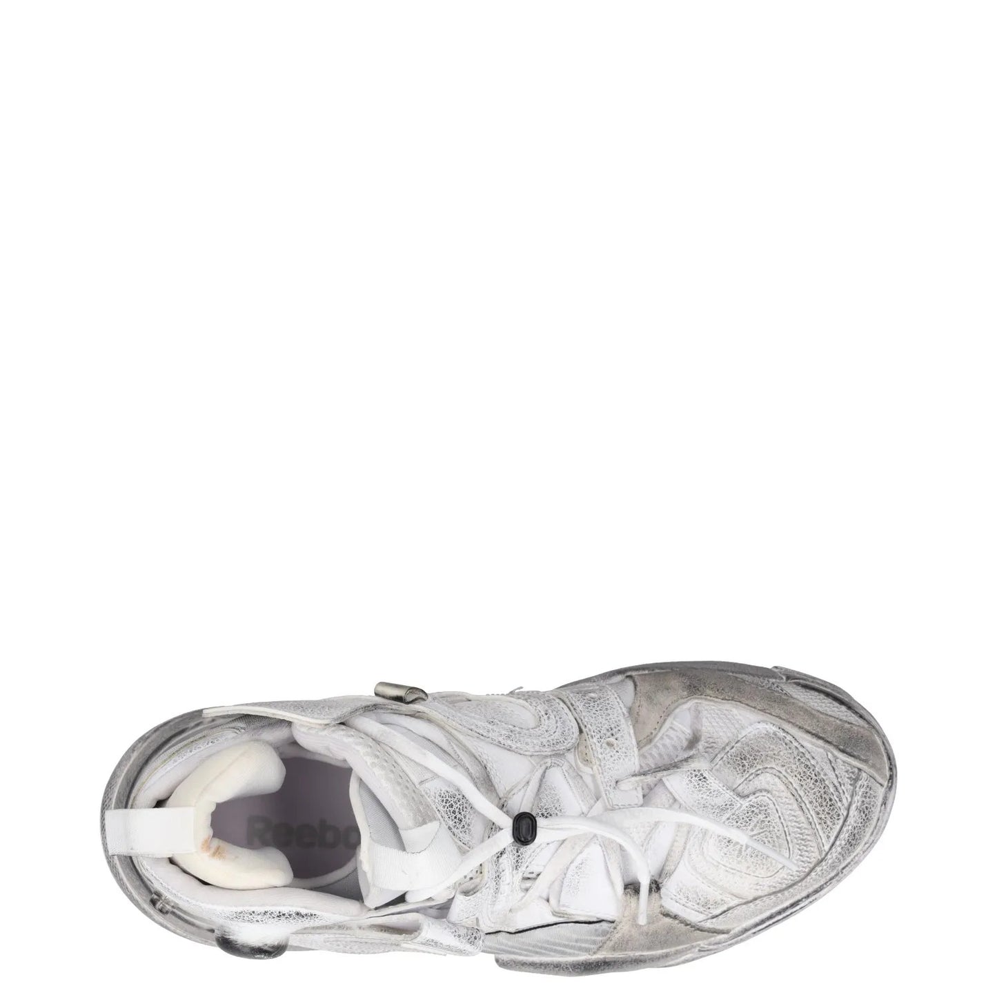 REEBOK X VETEMENTS Womens Trainers White Leather Low Top Lace Up UK 5 RRP 300 — View 7