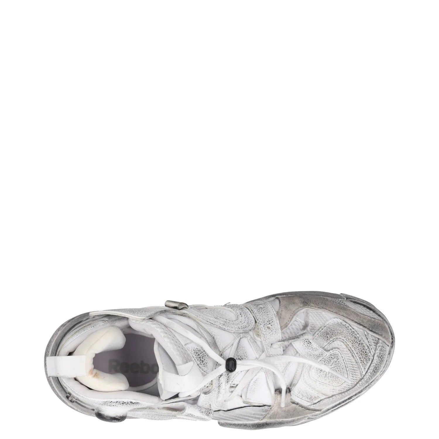 REEBOK X VETEMENTS Womens Trainers White Leather Low Top Lace Up UK 5 RRP 300 — View 7