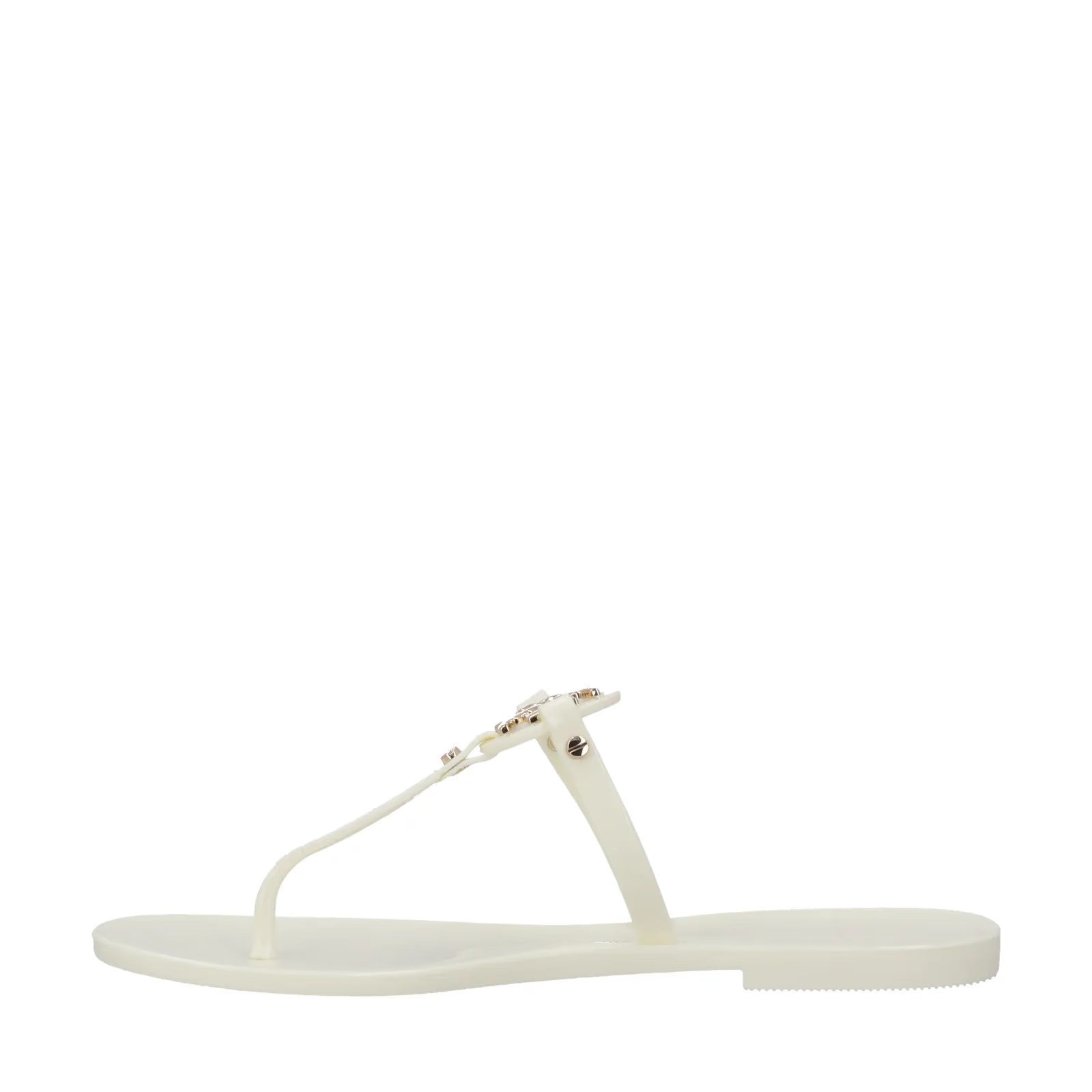 TORY BURCH Womens Mini Miller White Thong Sandal Studded Slip On US 7 RRP 95 — View 4