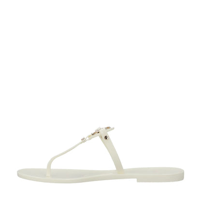 TORY BURCH Womens Mini Miller White Thong Sandal Studded Slip On US 7 RRP 95 — View 4