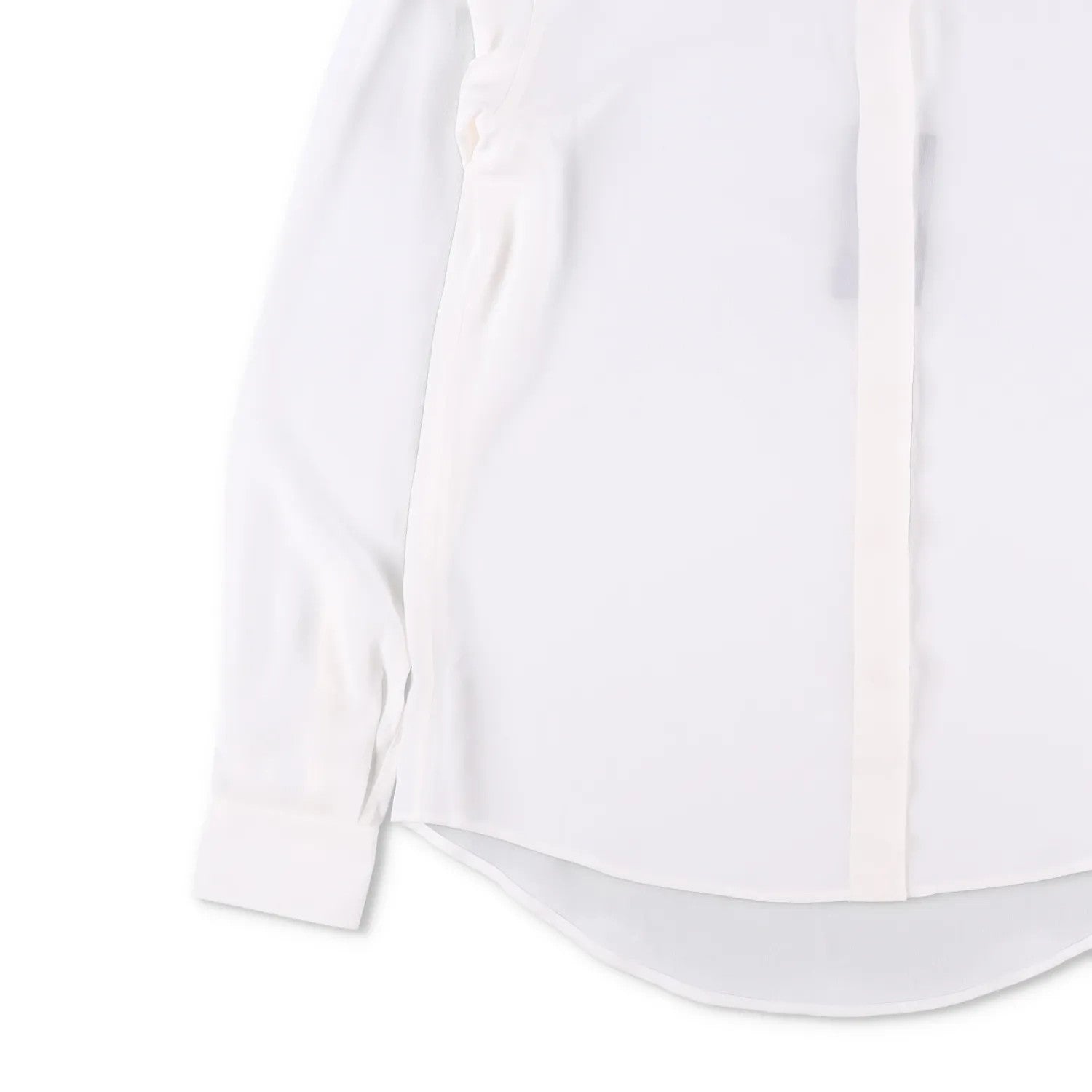 SAINT LAURENT Womens Blouse Long Sleeve Relaxed Fit White Size 36 RRP 660 — View 3
