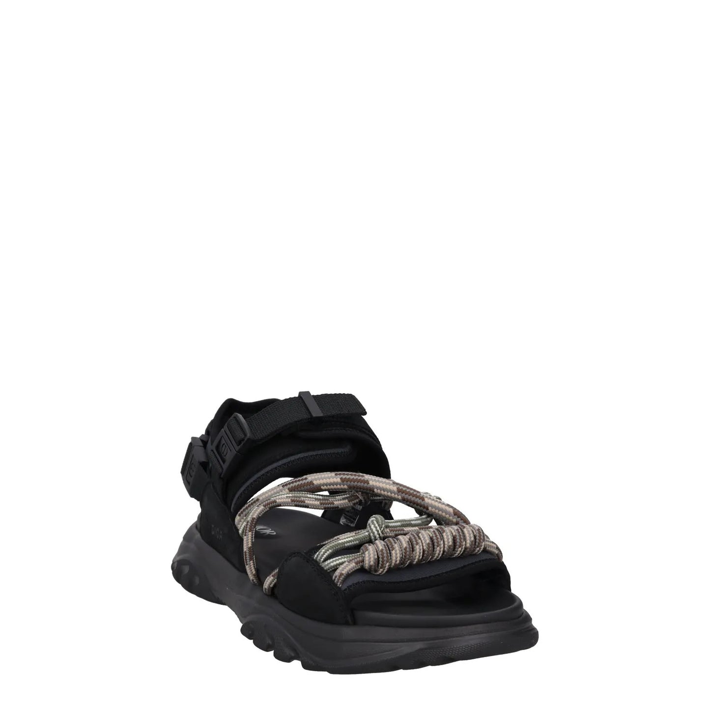 DIOR HOMME Mens H Town Sandals Rope Black Flat Strappy Open Toe UK 5 RRP 770 — View 2