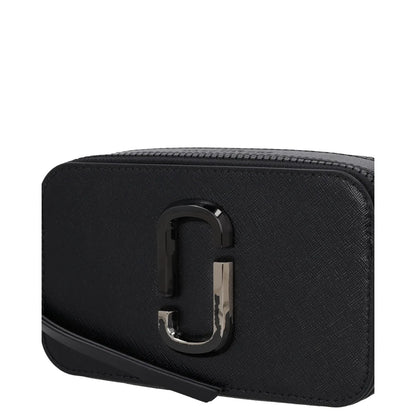MARC JACOBS Womens Crossbody Handbag Black Leather Zip Closure M RRP 350 — View 8