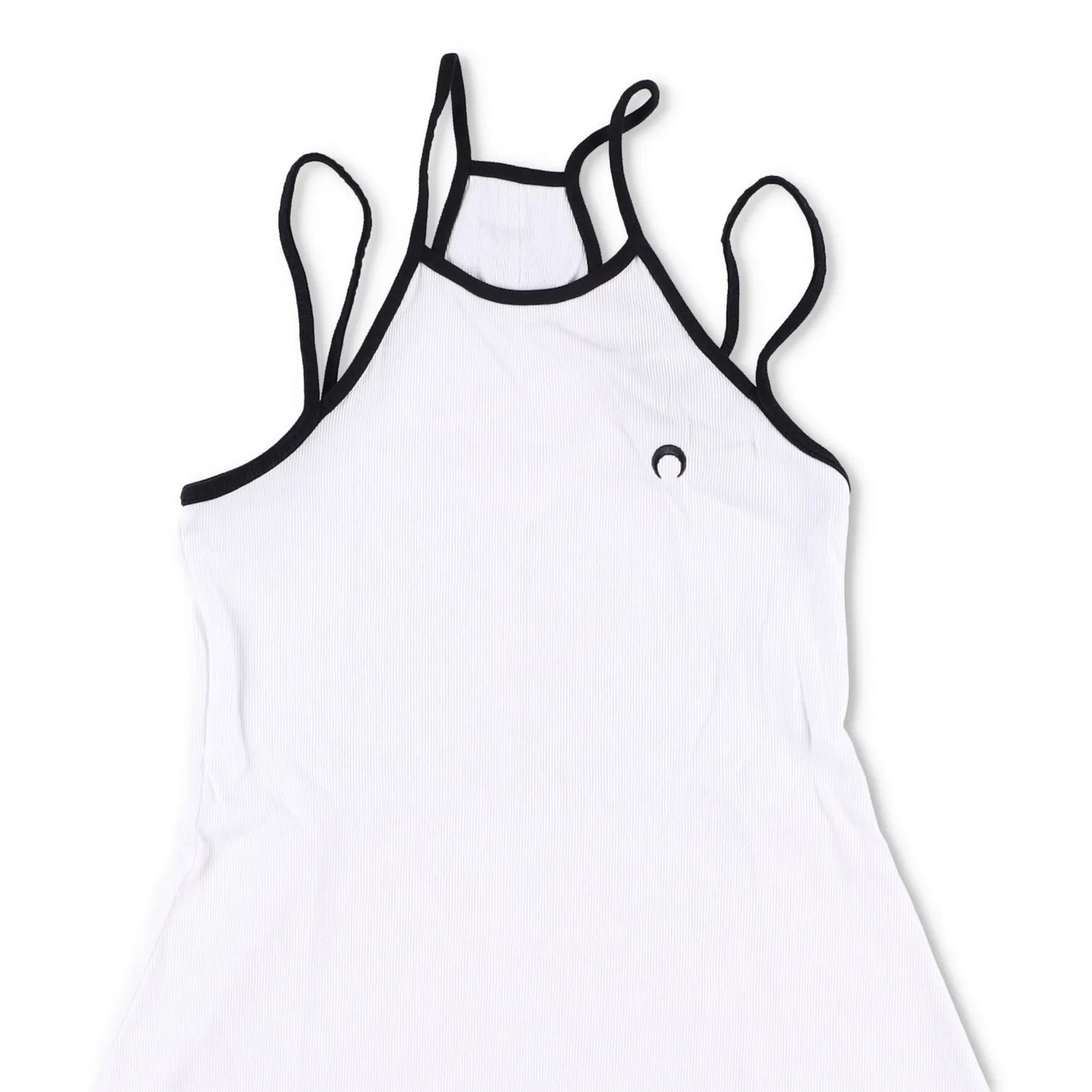 MARINE SERRE Womens Organic Cotton Tennis Court Dress White Mini Size M RRP 185 — View 2