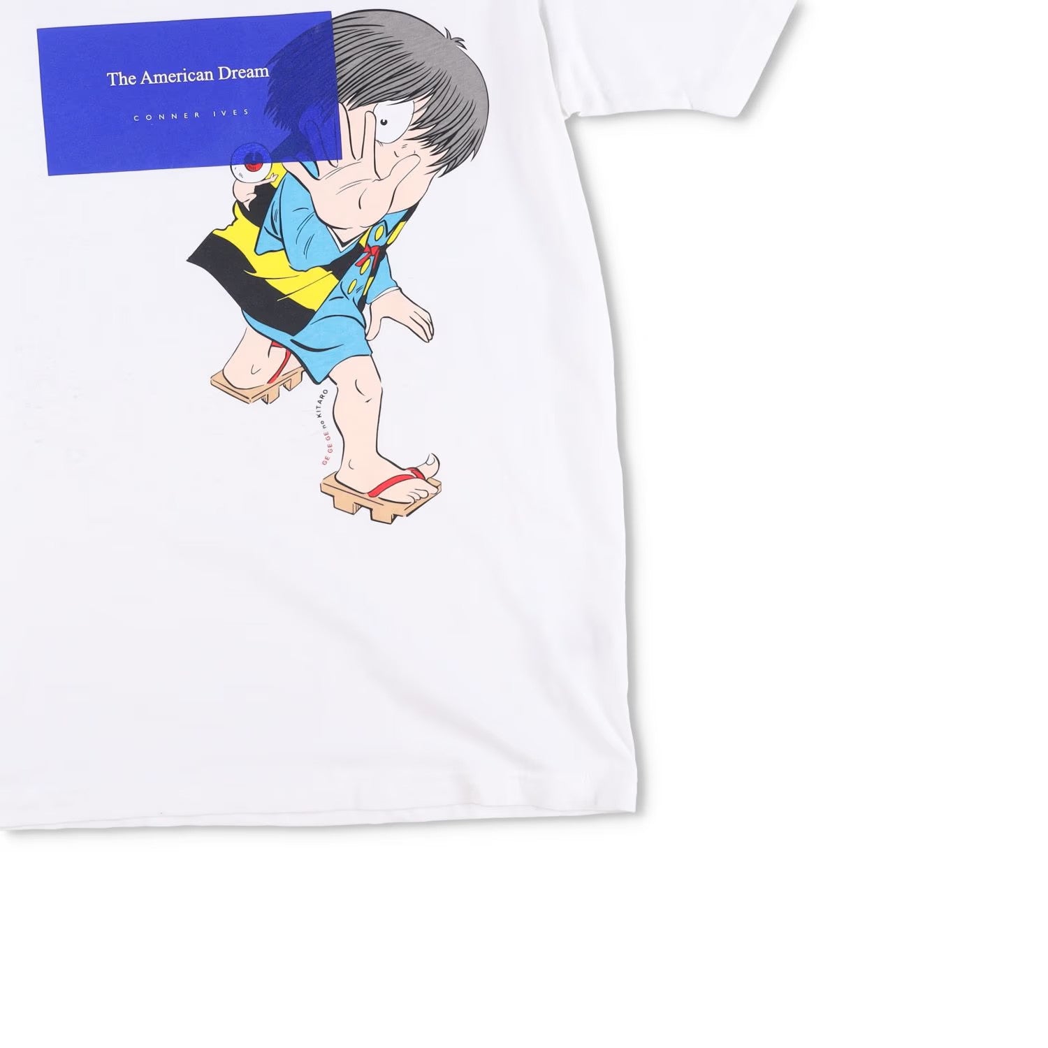 CONNER IVES Mens Short Sleeve Crew Neck T Shirt Logo White Cotton M RRP 145 — View 4