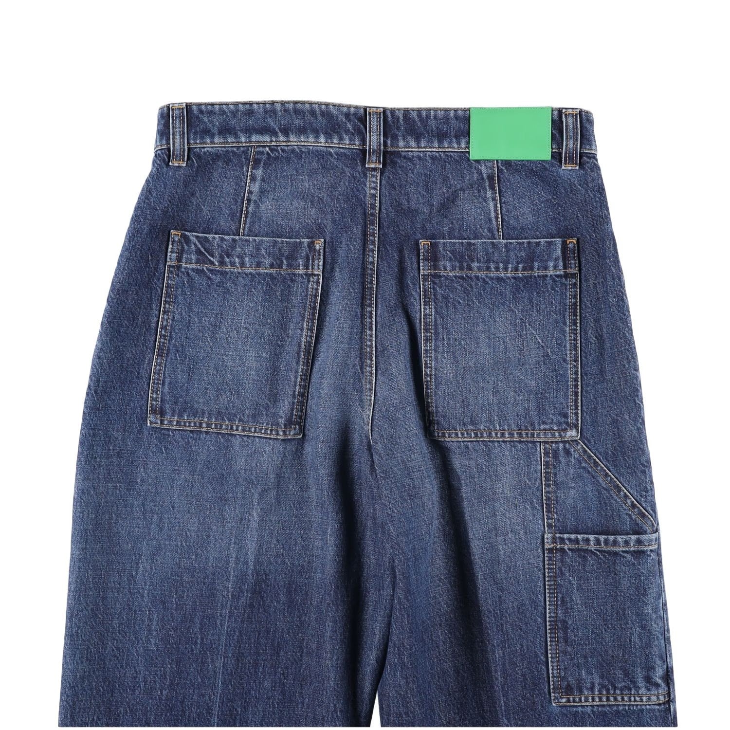 BOTTEGA VENETA Womens Jeans Straight High Waist Ankle Length Denim 40 RRP 860 — View 10