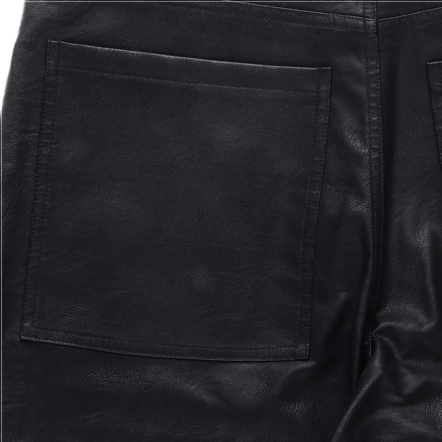 ENTIRE STUDIOS Mens Wet Pants Faux Leather Black 5 Pocket Zip Size S RRP 175.3 — View 17