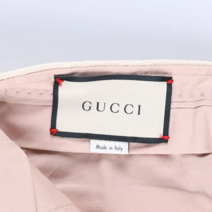 GUCCI Womens Trousers Ivory Cotton Wool Blend Check Flared Leg 40 RRP 550 — View 8