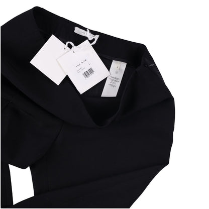 THE ROW Womens Juna Shorts Tailored Black Zip Closure Size 2 RRP 828.6 — View 8