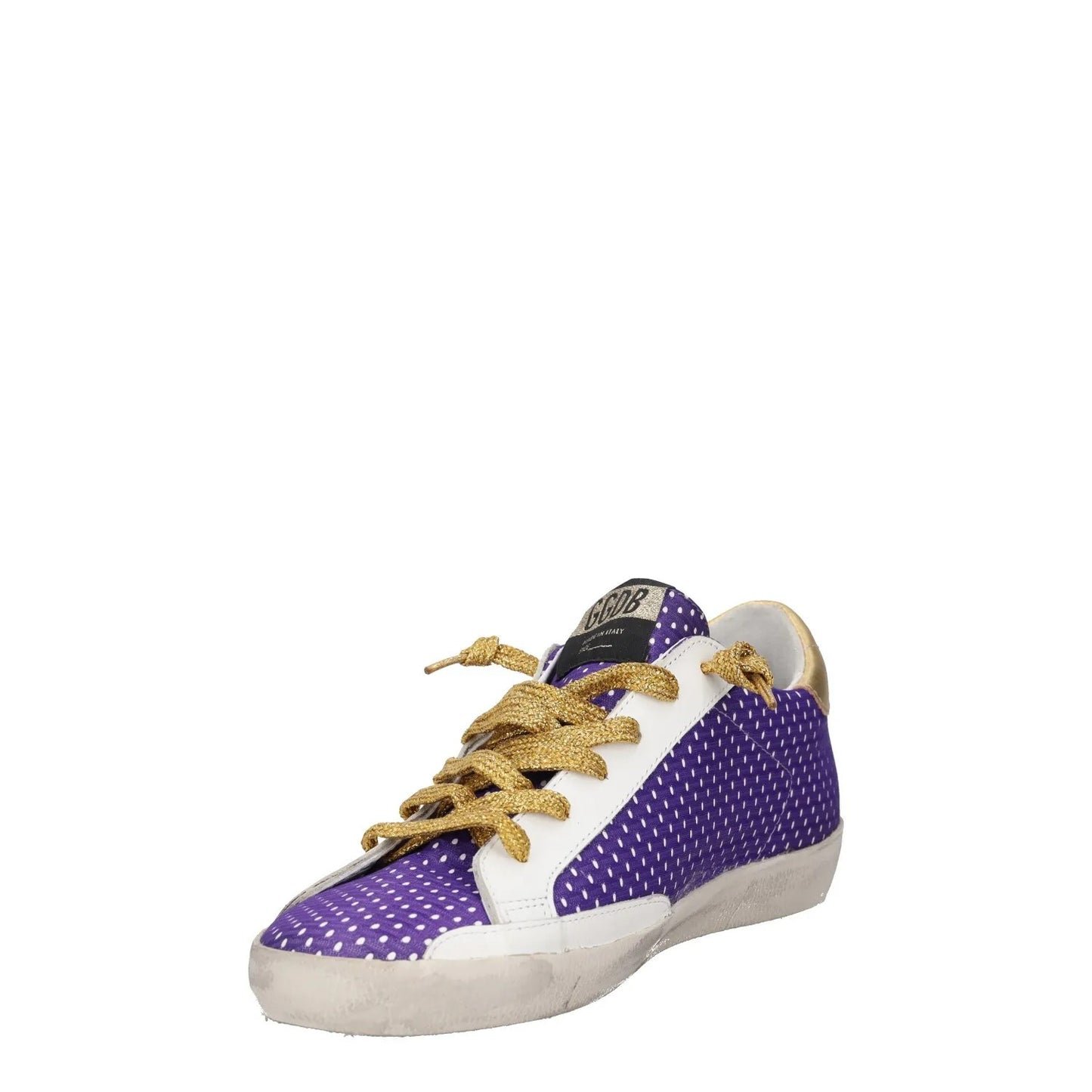 GOLDEN GOOSE Womens Trainers Purple Leather Low Top Lace Up UK 8 RRP 485 — View 3