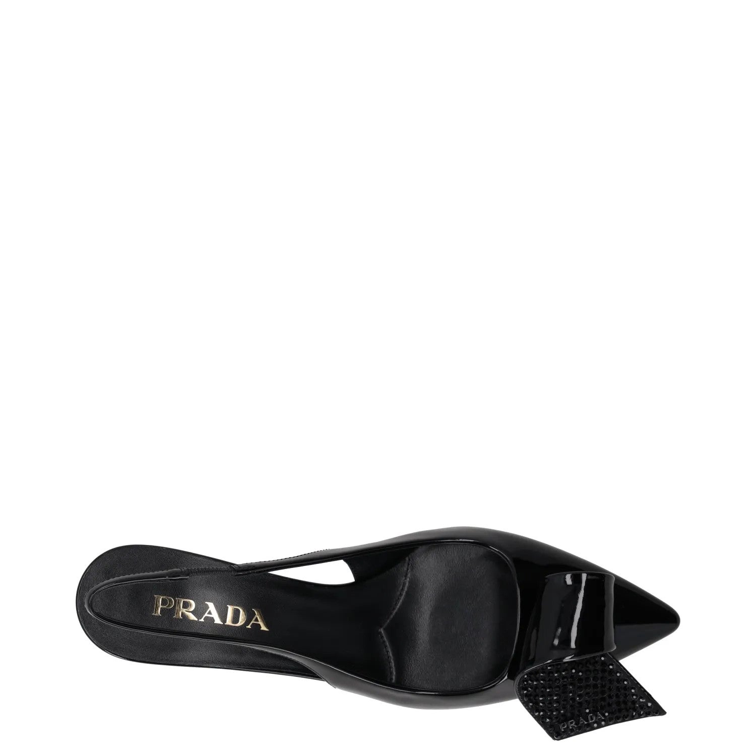 PRADA Womens Modellerie Torchon 55 Mid Heel Point Toe Pumps Black UK5.5 RRP 1320 — View 7