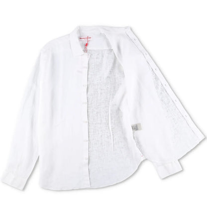 ORLEBAR BROWN Mens Giles White Button-Up Shirt Long Sleeve Collared XXL RRP 245 — View 5
