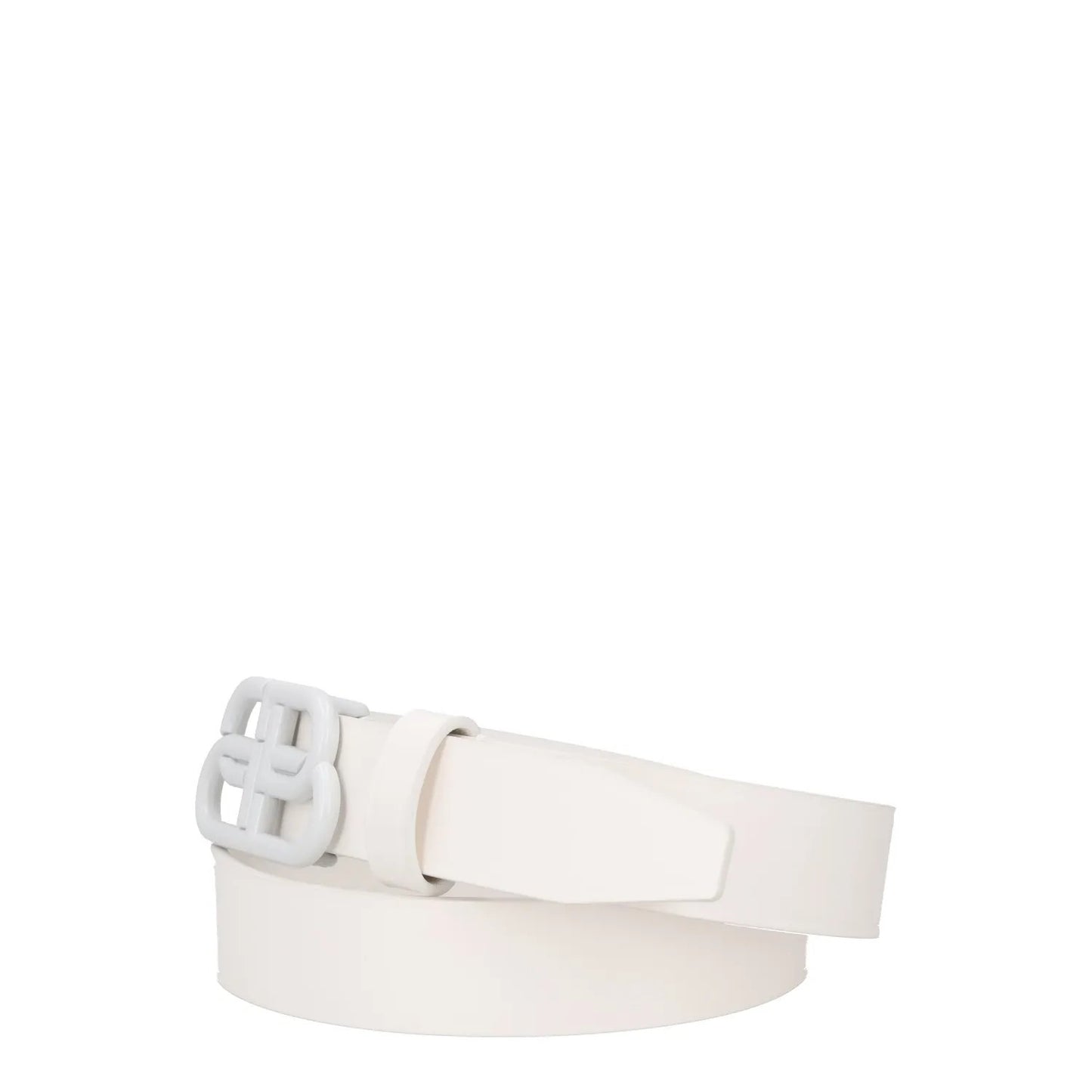 BALENCIAGA Womens Belt White Leather White Buckle Regular Width Size 85 RRP 360 — View 2
