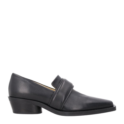PROENZA SCHOULER Womens Bronco Loafers Black Leather Slip On EU 36 RRP 652.4
