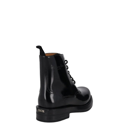 DIOR HOMME Mens Carlo Combat Boots Patent Leather Black Lace Up UK 12 RRP 1150 — View 6