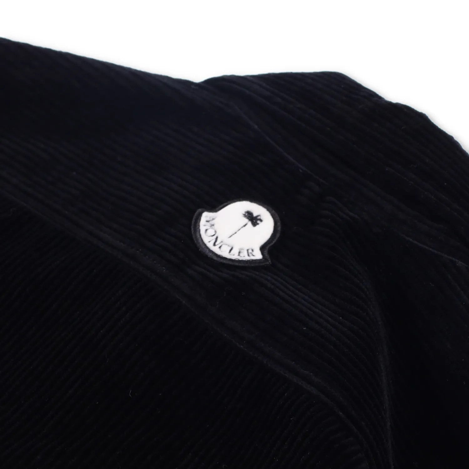 PALM ANGELS X MONCLER Mens Shirt Jacket Black Corduroy Size 40 RRP 802 — View 12