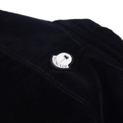 PALM ANGELS X MONCLER Mens Shirt Jacket Black Corduroy Size 40 RRP 802 — View 12
