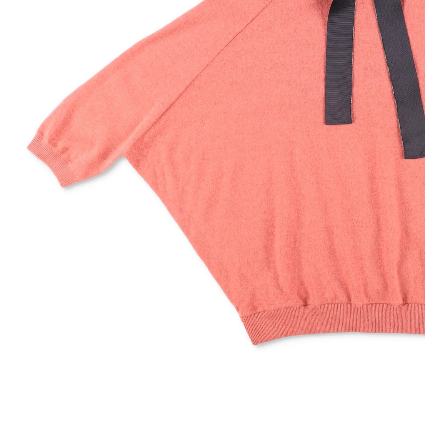 AMBUSH Womens Cropped Hoodie Pullover Pink Wide Drawstring Size S RRP 320 — View 3