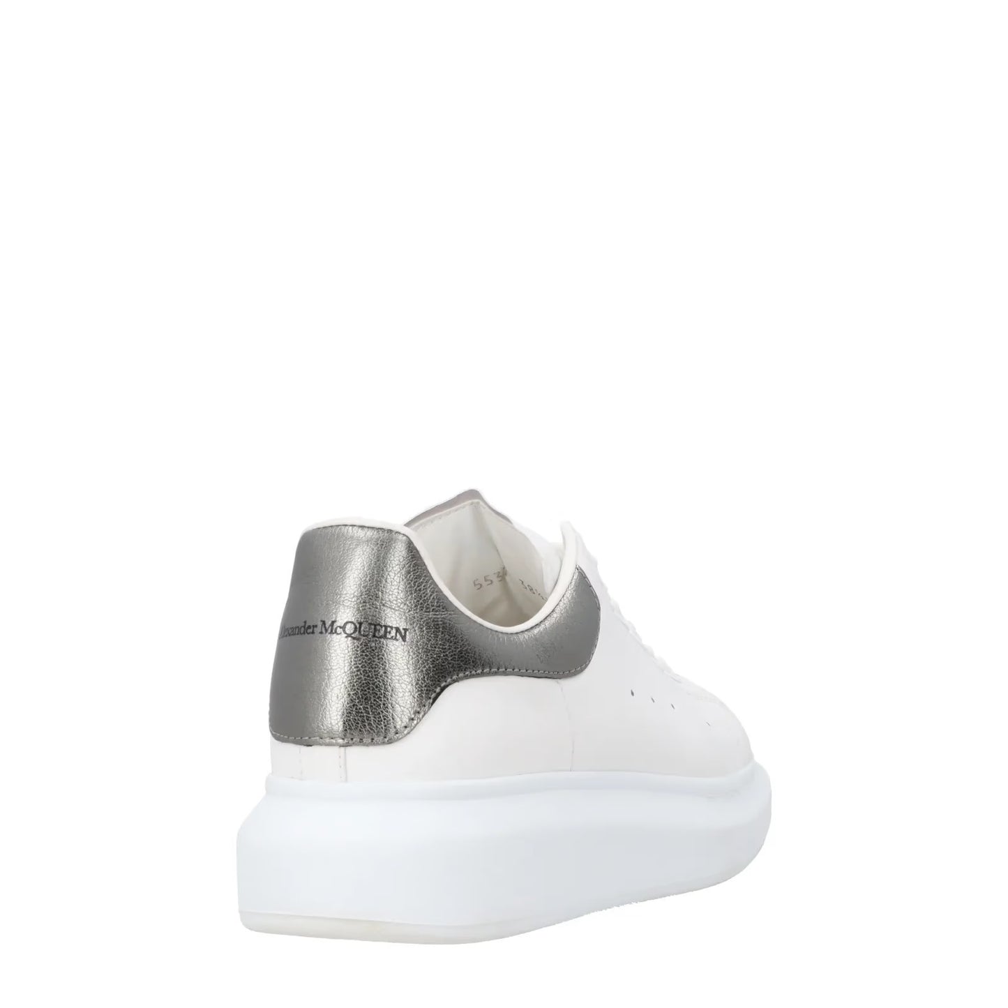 ALEXANDER MCQUEEN Womens Sneakers White Leather Low Top Lace Up EU 35.5 RRP 450 — View 6