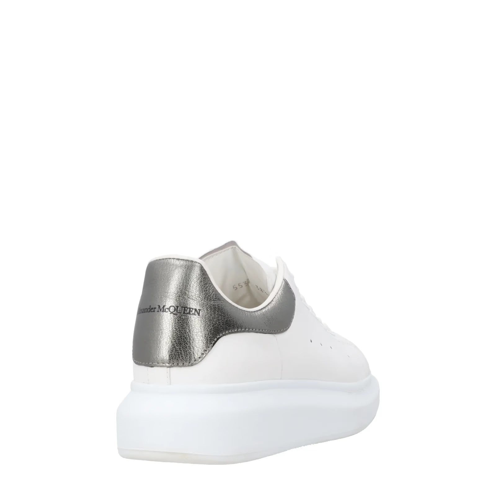 ALEXANDER MCQUEEN Womens Sneakers White Leather Low Top Lace Up EU 35.5 RRP 450 — View 6