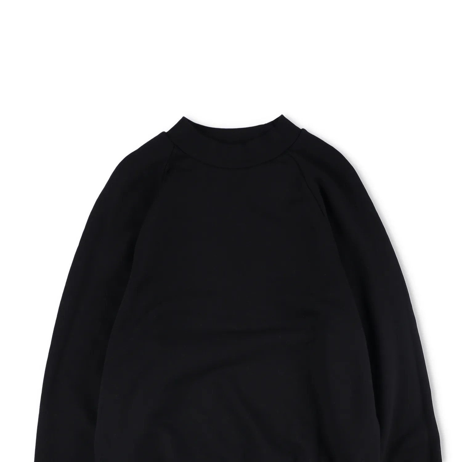 LES TIEN Mens Sweatshirt Crew Neck Cotton Pullover Black Long Sleeve M RRP 260 — View 2