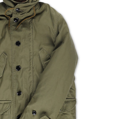 SAINT LAURENT Cotton Mens Parka Jacket Green Shearling Lining Size XS RRP3000 — View 2